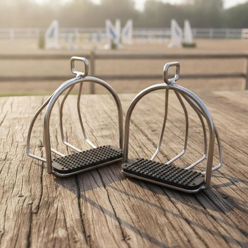 Equestrian Stainless Steel Riding s Horse s s with Anti Slip Rubber and Design Suitable for Training Trail Riding Beginner Lessons Daily Riding in Kuwait