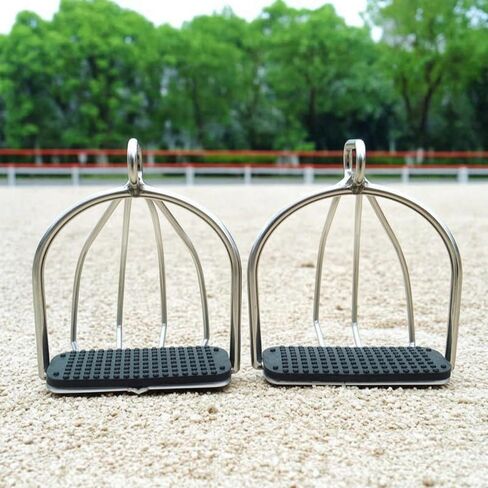 Equestrian Stainless Steel Riding s Horse s s with Anti Slip Rubber and Design Suitable for Training Trail Riding Beginner Lessons Daily Riding in Kuwait