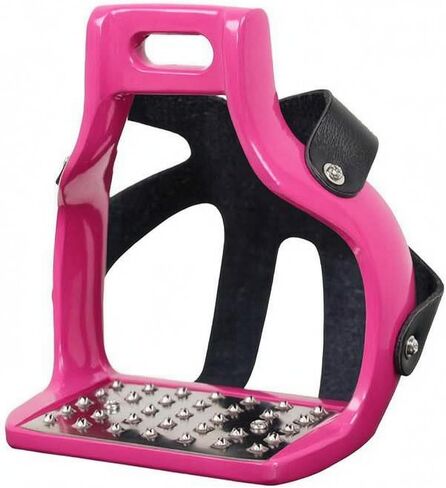 Yiju Net Equestrian s Riding s Horse s with Metal Footplate and Mesh Strap Support for Stable Balance and Control Lessons Leisure Riding, Pink in Kuwait