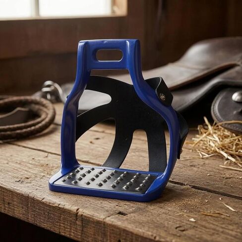 Menolana Net Equestrian s Riding s Horse s with Wide Flat Base and Rectangular Top Opening for Secure Foot Placement Schooling Trail Riding, Red in Kuwait