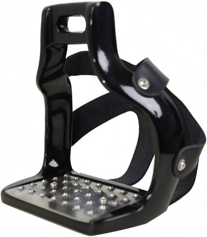Yiju Net Equestrian s Riding s Horse s with Metal Footplate and Mesh Strap Support for Stable Balance and Control Lessons Leisure Riding, Black in Kuwait