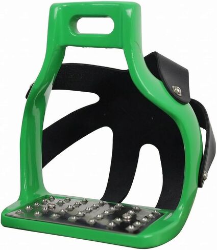 Yiju Net Equestrian s Riding s Horse s with Metal Footplate and Mesh Strap Support for Stable Balance and Control Lessons Leisure Riding, Green in Kuwait