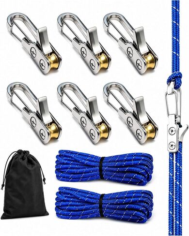 6 Pack Rope Tensioner with Reflective Cord & Storage Bag in Kuwait