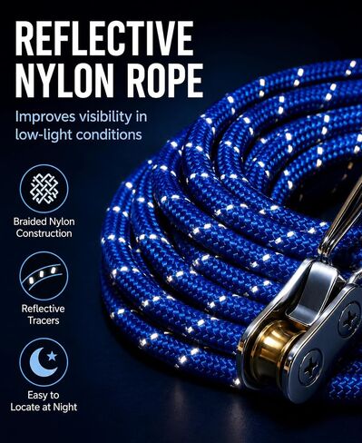 6 Pack Rope Tensioner with Reflective Cord & Storage Bag in Kuwait