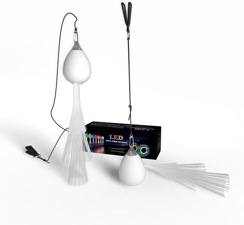 POITOI LED POI Balls with 20 Vibrant Color Light Modes & Flashing Patterns in Saudi Arabia