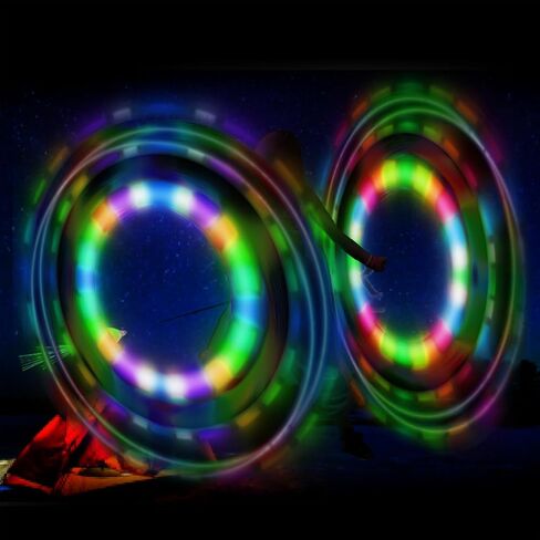 POITOI LED POI Balls with 20 Vibrant Color Light Modes & Flashing Patterns in Saudi Arabia