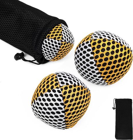 AHIER 3 Packs Juggling Balls for Beginners with Storage Bag, 4.2 oz Soft Colorful Juggling Balls Starter Set for Developing Motor Coordination and Juggle Skills in Kuwait