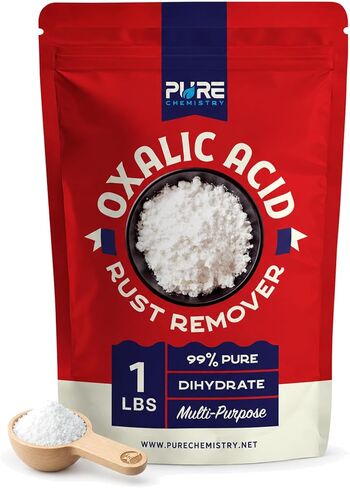 Oxalic Acid for Wood Bleach | Wood Stain Remover | Bee Keeping | 2 lbs 99.9% Pure - Oxalic Acid Powder in Kuwait