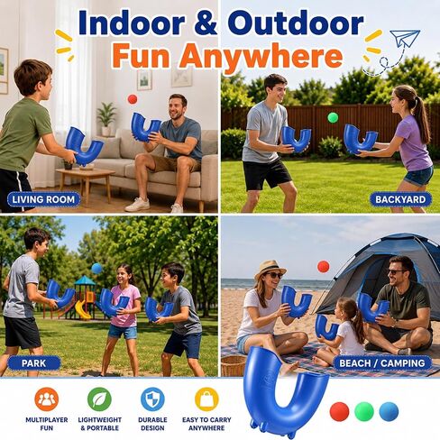 Skill Game Toy with 3 Balls U-Shaped Loop Juggling Tube for Kid in Kuwait