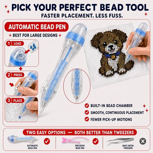 Fuse Beads Kit, 50000pcs DIY Pixel Art Ironing Beads Craft Set in Kuwait
