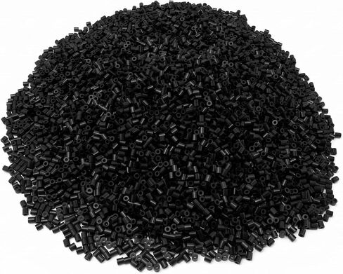 Fuse Beads Kit, 8500 Pcs 5mm Black Beads Bulk Refill to Build Focus and Imagination, Melty Bead to Spark Creativity and Fun for Crafts, 500g in Saudi Arabia