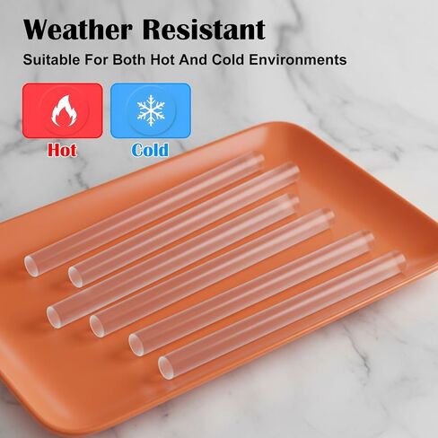 200 Pack Mini Hot Glue Sticks, Clear Hot Glue Sticks, 4 Inch and 8 mm Diameter High Viscosity All-Purpose Glue Stick for DIY Art, Craft General Repairs, Festival Home Decoration in Kuwait