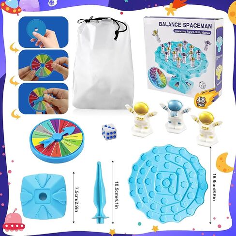rytopt Astronaut Balance Game, 2-Player Balance Tree Board Game, Interactive Family Balance Tree Tabletop Game for Adult, Board Games, Family Games, Family Game Night in Kuwait
