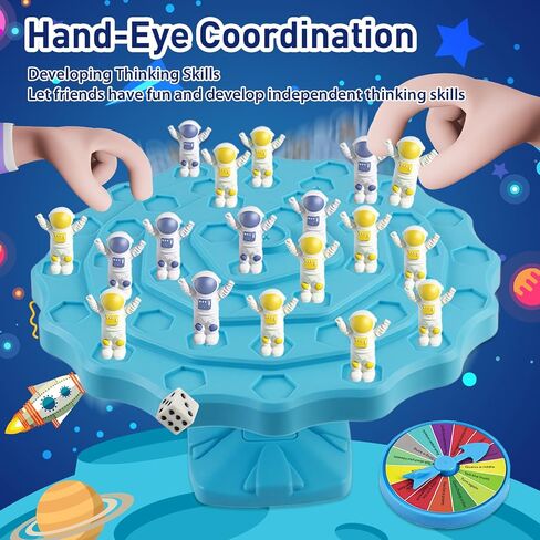 rytopt Astronaut Balance Game, 2-Player Balance Tree Board Game, Interactive Family Balance Tree Tabletop Game for Adult, Board Games, Family Games, Family Game Night in Kuwait