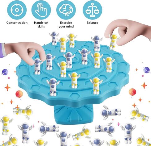 rytopt Astronaut Balance Game, 2-Player Balance Tree Board Game, Interactive Family Balance Tree Tabletop Game for Adult, Board Games, Family Games, Family Game Night in Kuwait