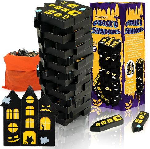 Halloween Wooden Blocks Stacking Games, Tumbling Tower and Balance Game in Kuwait