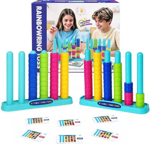 Rainbow Ring Stack – Fast-Paced Color Sorting Puzzle Game in Kuwait