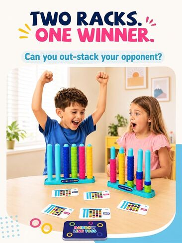 Rainbow Ring Stack – Fast-Paced Color Sorting Puzzle Game in Kuwait