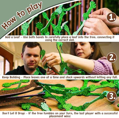 Offshoots - A Creative Game of Balance: Strategic Balancing Game for Kids Ages 8+, Fun Family Stacking Games for Adults & Teens, Kids Games for Parties, Campings & Family Night, 1-12 Players in Kuwait