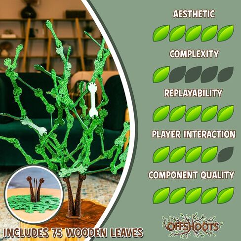Offshoots - A Creative Game of Balance: Strategic Balancing Game for Kids Ages 8+, Fun Family Stacking Games for Adults & Teens, Kids Games for Parties, Campings & Family Night, 1-12 Players in Kuwait