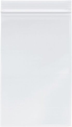 Plymor 5" x 8" (Pack of 200), 4 Mil Heavy Duty Zipper Reclosable Plastic Bags in Kuwait