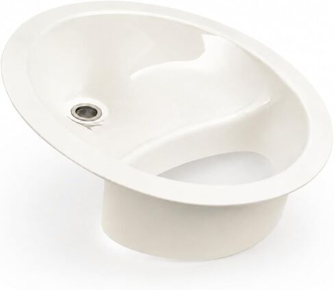 Urine Separator | Complete Urine Diverter for Compost Toilets | White | Made in UK in Saudi Arabia