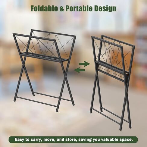 Foldable Art Print Rack, Portable Art Storage Rack for Canvas and Artwork in Kuwait