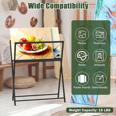 Foldable Art Print Rack, Portable Art Storage Rack for Canvas and Artwork in Kuwait