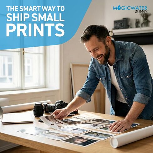 MagicWater Supply Mailing Tube 2 in x 18 in White - 10 Pack - for Shipping and Storage of Posters, Arts, Crafts, and Documents in Kuwait