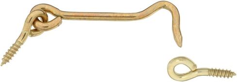 National Hardware N118-083 V2001 Hooks & Eyes in Solid Brass, 2 pack in Kuwait