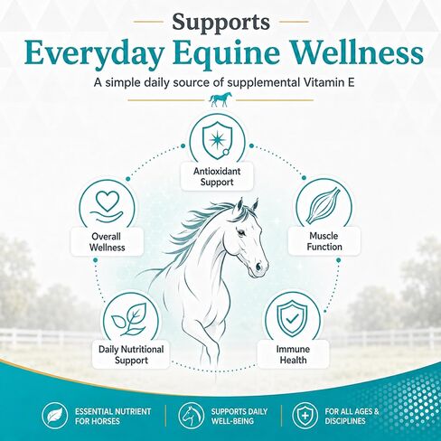 PRO E Equine Vitamin E Supplement, Liquid for Horses, 1 Gallon in Kuwait
