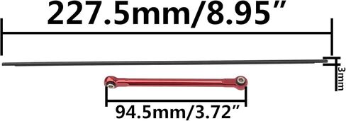 ShareGoo Metal Rear Sway Bar RC Car Anti-Sway Bar Anti-Roll Mount Compatible with Traxxas UDR 1/7 RC Unlimited Desert Racer in Kuwait