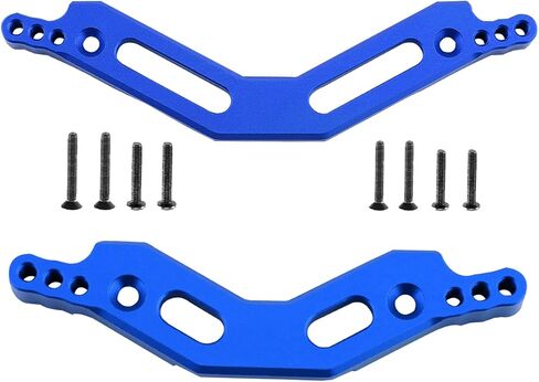 RC Upgrades Part for 1/10 Big Rock 3S BLX,Granite/Senton 3S BLX(Mega550),1/8 Typhon 3S BLX(Mega550), Alloy Front Rear Shock Tower Hops up,Black in Kuwait
