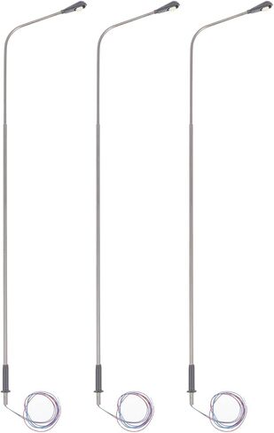 ibasenice 3-Pack Miniature Street Lights, 5.7 in LED Lamp Posts in Kuwait