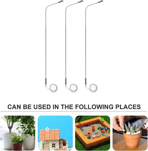 ibasenice 3-Pack Miniature Street Lights, 5.7 in LED Lamp Posts in Kuwait