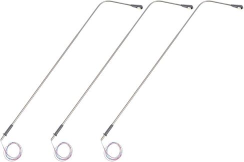 ibasenice 3-Pack Miniature Street Lights, 5.7 in LED Lamp Posts in Kuwait