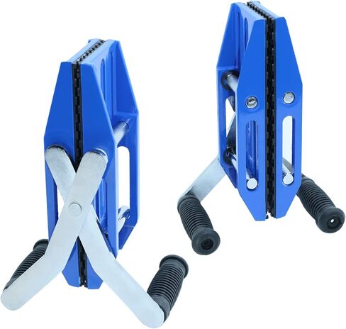 TIEKJOT 2 Pack Double Handed Granite Carrying Clamps Stone Carry Clamp Heavy Duty with Rubber-lined（0-2.36in) 660lbs Lifting Tools Panel Carriers for Glass Quartz Slabs Mable in Kuwait
