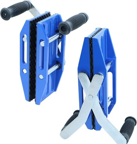 TIEKJOT 2 Pack Double Handed Granite Carrying Clamps Stone Carry Clamp Heavy Duty with Rubber-lined（0-2.36in) 660lbs Lifting Tools Panel Carriers for Glass Quartz Slabs Mable in Kuwait