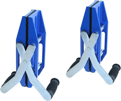 TIEKJOT 2 Pack Double Handed Granite Carrying Clamps Stone Carry Clamp Heavy Duty with Rubber-lined（0-2.36in) 660lbs Lifting Tools Panel Carriers for Glass Quartz Slabs Mable in Kuwait