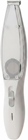 Hair Grooming Device for Pets Electric Trimmer Vacuum Low-Noise Stainless Steel Ceramic Suitable for Detailed Cat Grooming and Home Use, White in Kuwait