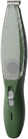 Hair Grooming Device Pet Trimmer Vacuum Cleaner Quiet Stainless Steel Ceramic Blade Suitable for Cats Small Grooming, Green in Kuwait