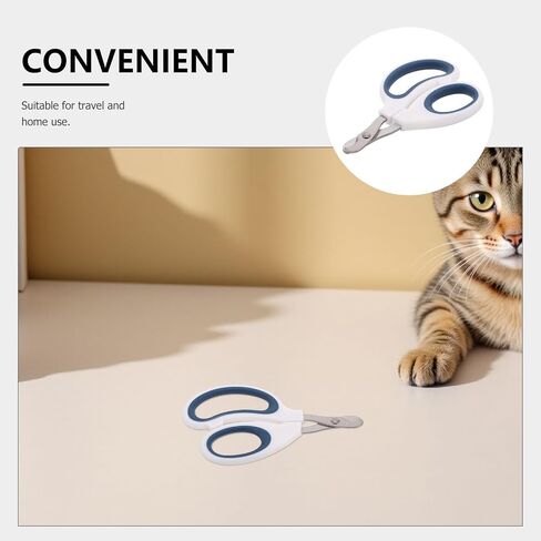 SHINEOFI 10pcs Cat Nail Clippers for Small Pets, Safe Trimming Tool in Kuwait