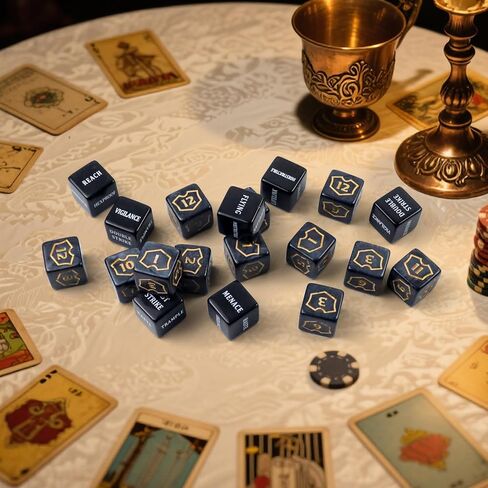 51 Pieces MTG Dice Set,Ability Keyword Counters, Shield Life Counters in Kuwait