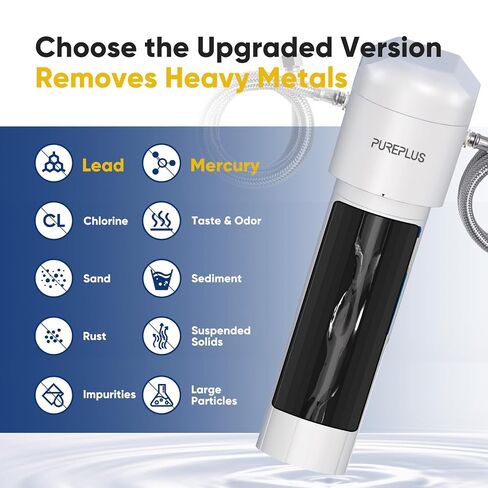 PUREPLUS Under Sink Water Filter, 22000 Gallons, 99.99% Chlorine Reduction, NSF/ANSI Certified Direct Connect Under Counter Water Filtration System in Kuwait