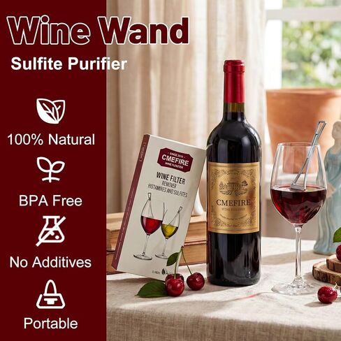 Wine Filters Removes Histamines and Sulfites: Stop it Wine Allergies - Purifies Wine without Compromising Taste and Purity(8 Packs) in Kuwait