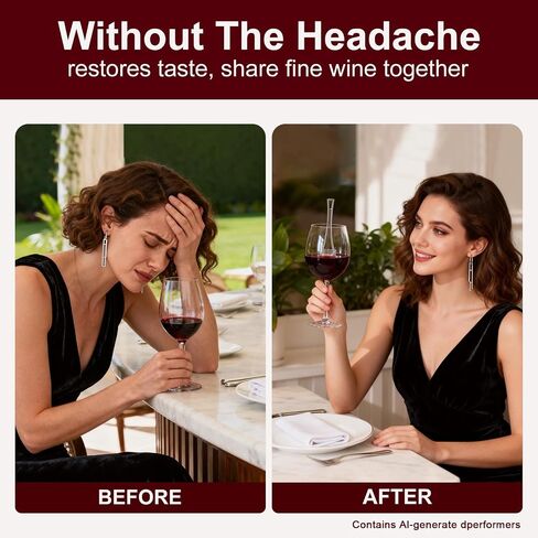 Wine Filters Removes Histamines and Sulfites: Stop it Wine Allergies - Purifies Wine without Compromising Taste and Purity(8 Packs) in Kuwait