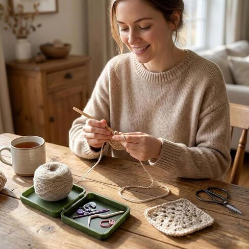 Portable Yarn Holder for Crochet & Knitting (2PCS) in Kuwait