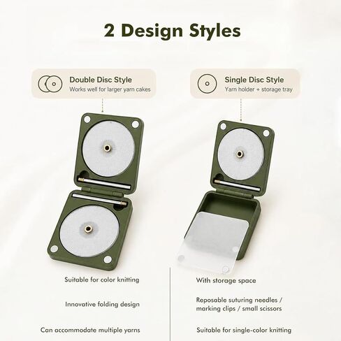 Portable Yarn Holder for Crochet & Knitting (2PCS) in Kuwait