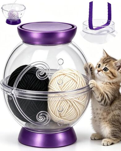 Portable Yarn Holder, Travel Yarn Holder（ 2 in 1 Yarn Bowl ） in Kuwait