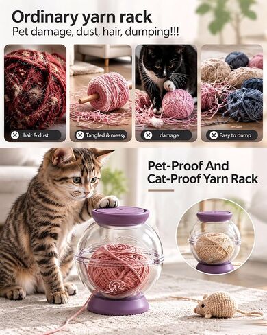 Portable Yarn Holder, Travel Yarn Holder（ 2 in 1 Yarn Bowl ） in Kuwait